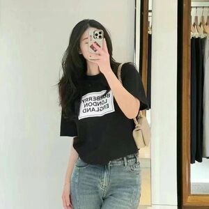 New Women Burberry Margot London England T-Shirt